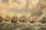 Episode from the Four Day Battle at Sea, 11-14 June 1666, in the second Anglo-Dutch War